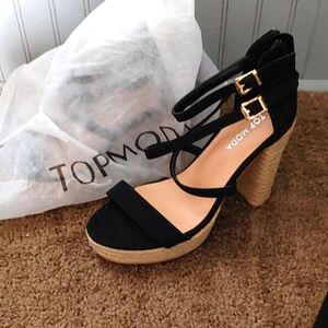 Top Moda heels platform 4inch heel Size 6